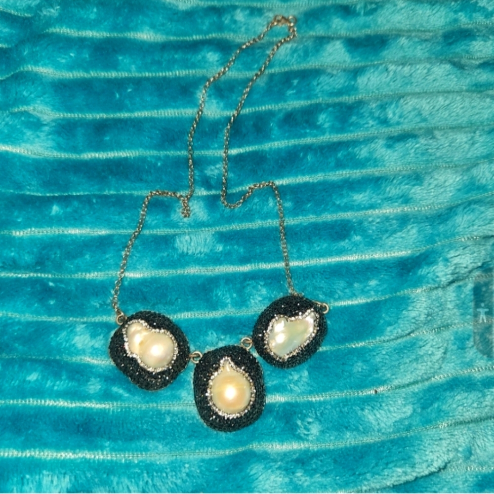 Heavy Sterling 925 Heavy Silver Statement Necklac… - image 4